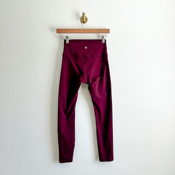 Lululemon Align Pant in Red Merlot 4 - Picture 3 of 6